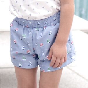Sugar Bee Boys Sailboat Shorts